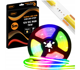 LED pásek RGB COB 12V - 450D - 15W/m -IP20 - 5m