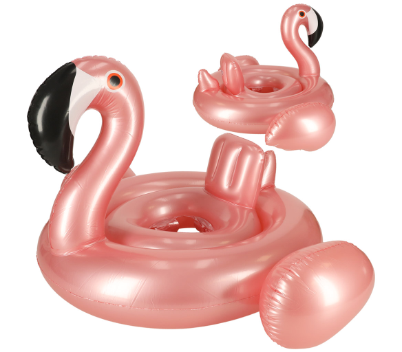 Aga Nafukovací kruh se sedátkem pro děti Flamingo