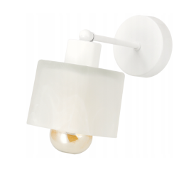 LED nástěnné svítidlo 1xE27 WHITE CIRCLE
