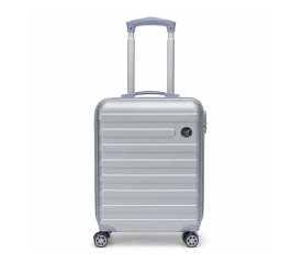 Linder Exclusiv Cestovní kufr 40x20x55 cm Světle šedý