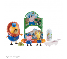 Prasátko Peppa sada ZOO - 3 figurky a doplňky