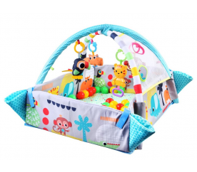 Aga4Kids Hrací deka s mantinelem 5v1 Blue