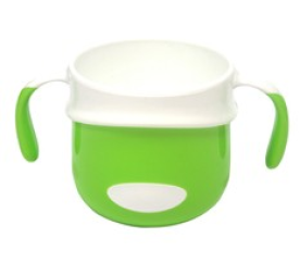 Tréninkový hrnek s uchy 240 ml 4m+ POUPY